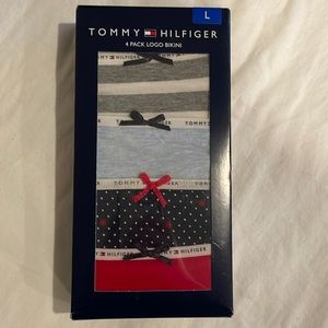 NWT Tommy Hilfiger 4 pack bikini panties (large)
